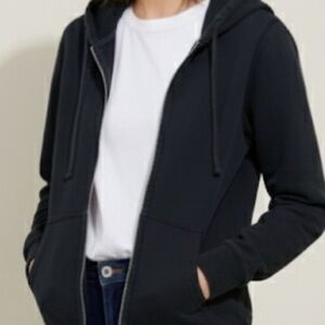 Reigning Champ Black Zip Up Hoodie Size Size Small